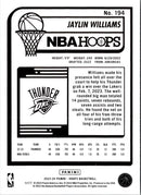 2023 Hoops Red Backs Jaylin Williams