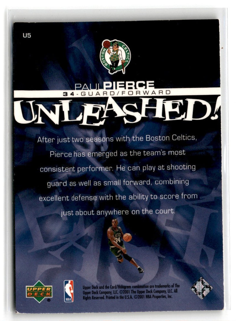 2000 Upper Deck Unleashed Paul Pierce