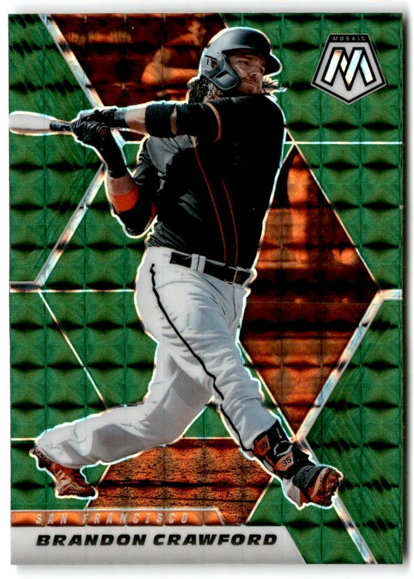 2021 Panini Mosaic Green Brandon Crawford #130