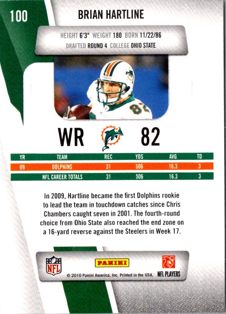 2010 Panini Prestige Brian Hartline