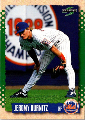 1995 Score Jeromy Burnitz #179