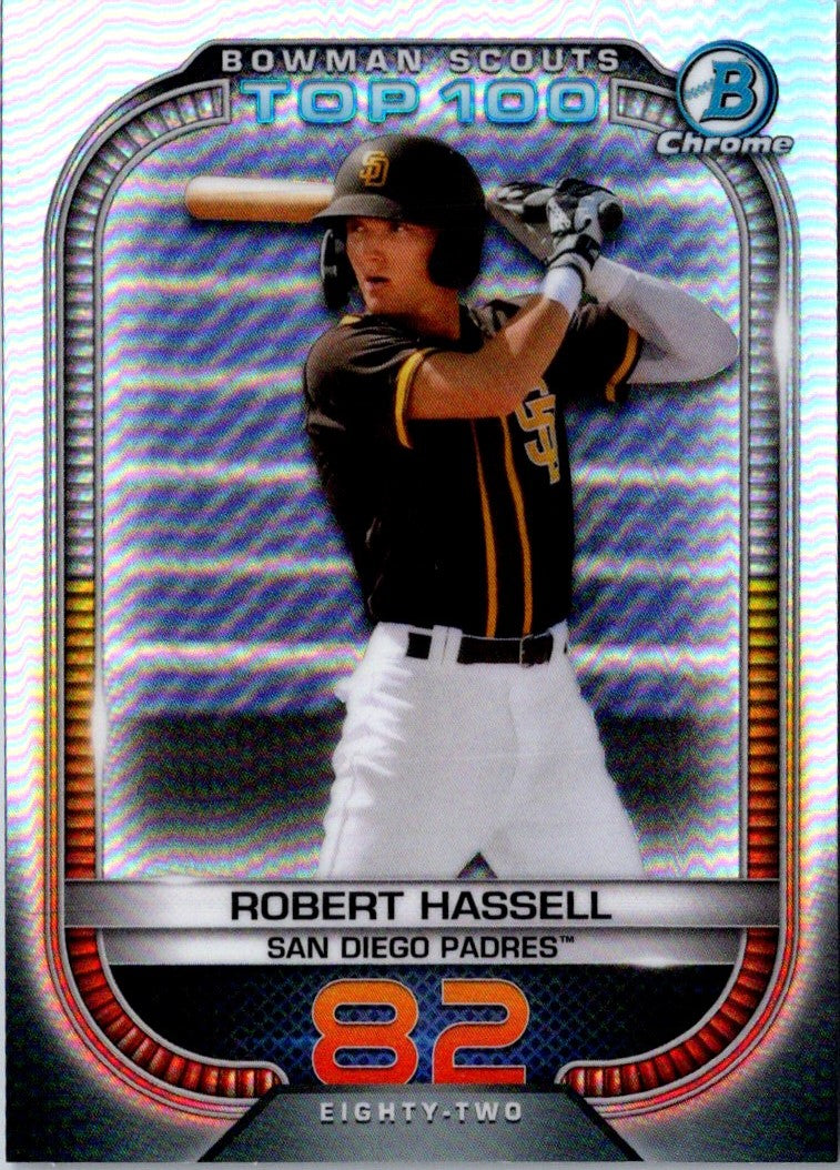 2021 Bowman Scouts Top 100 Robert Hassell