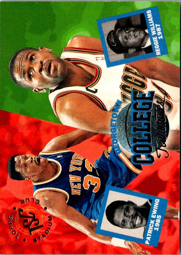 1994 Stadium Club Patrick Ewing/Reggie Williams #100