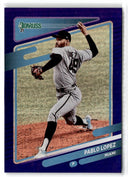 2021 Donruss Holo Blue Pablo Lopez