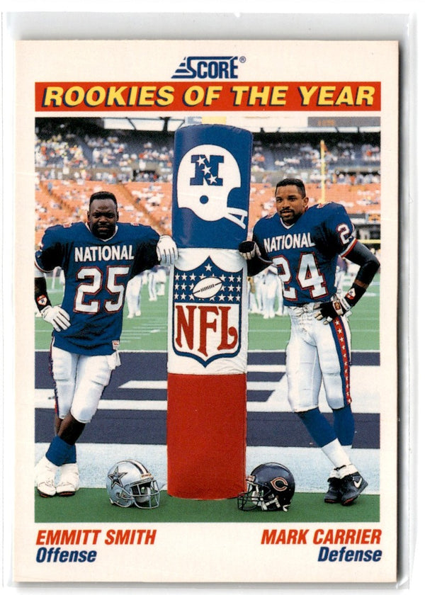 1991 Score Emmitt Smith/Mark Carrier #675