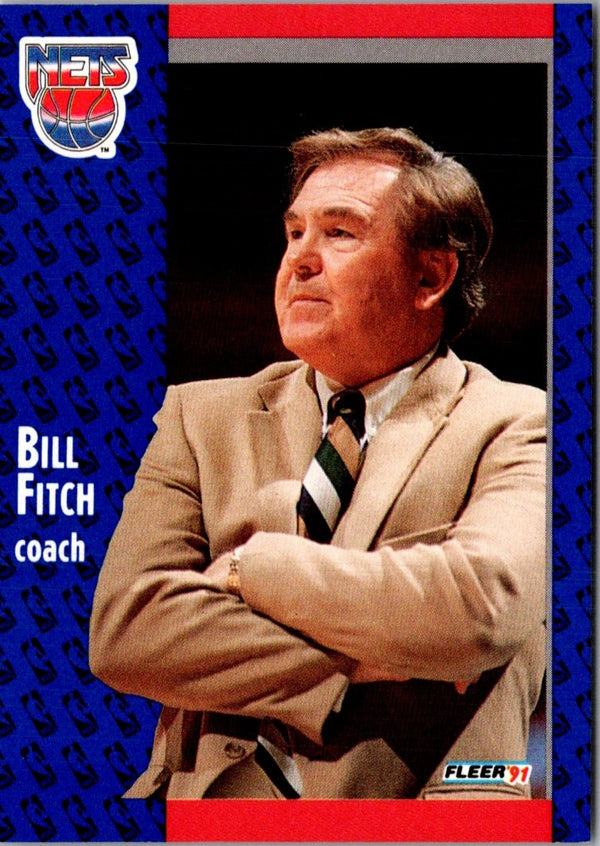 1991 Fleer Bill Fitch #132