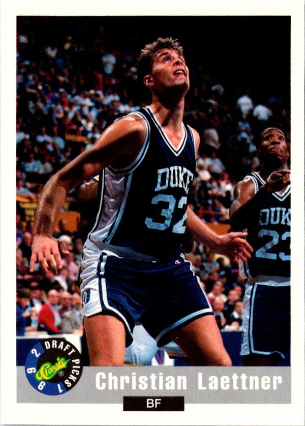 1992 Classic Draft Christian Laettner #43