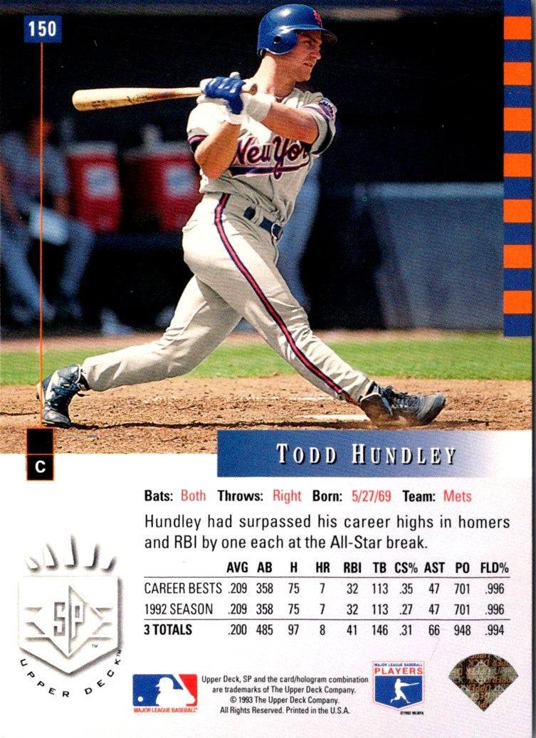 1993 SP Todd Hundley