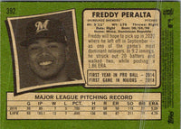 2020 Topps Heritage Freddy Peralta #392