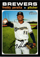 2020 Topps Heritage Freddy Peralta #392