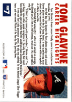 1993 Fleer Tom Glavine Career Highlights Tom Glavine #7B