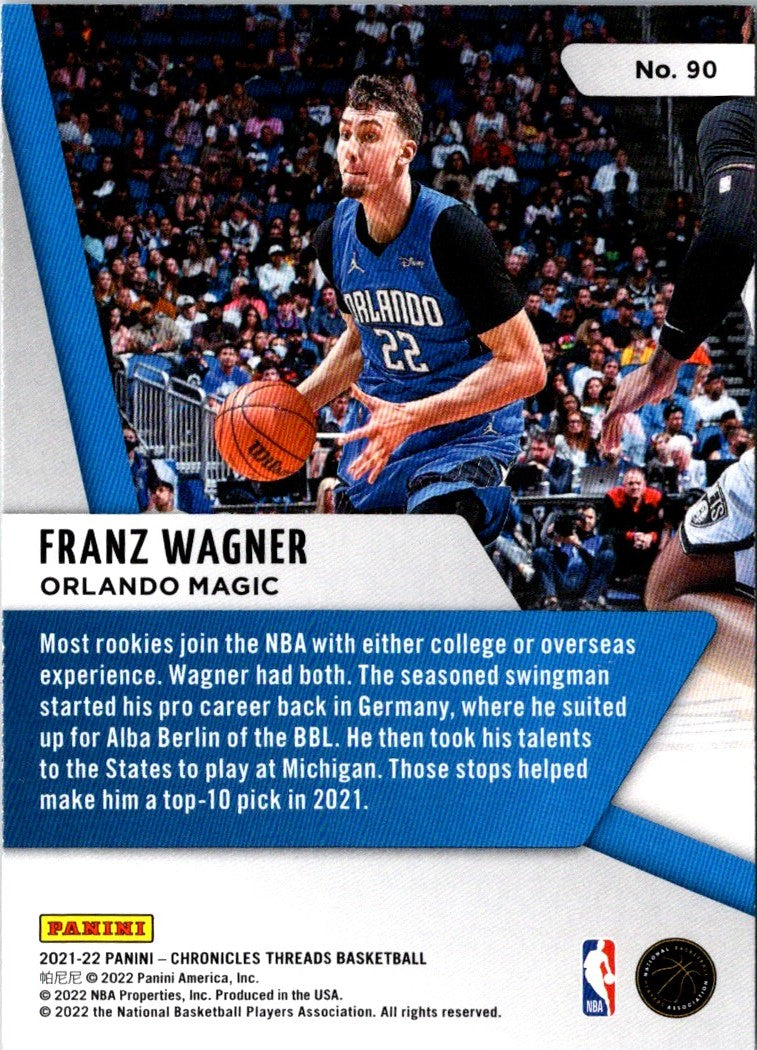 2021 Panini Chronicles Franz Wagner