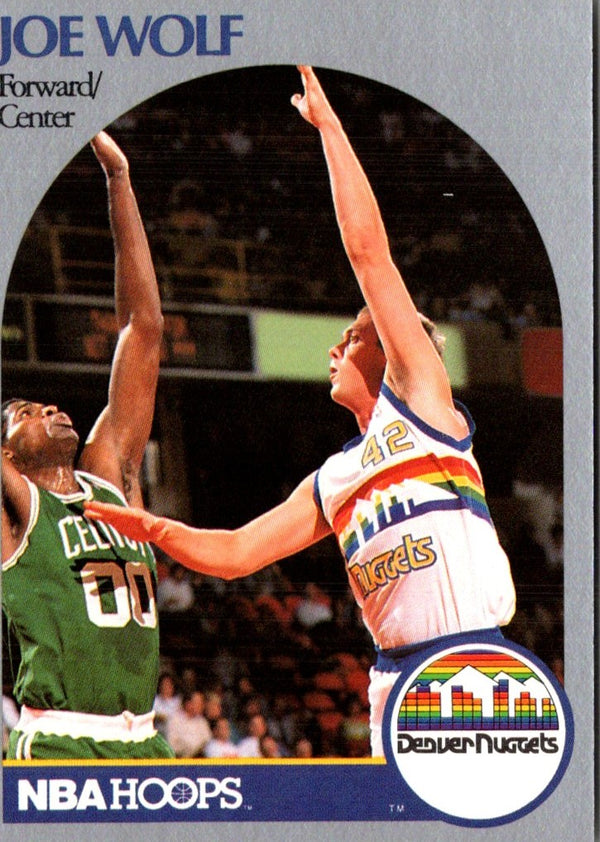 1990 Hoops Joe Wolf #412