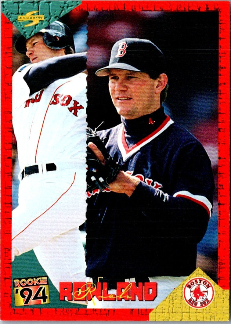 1994 Score Rookie & Traded Rich Rowland