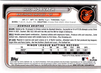 2024 Bowman Prospects Mac Horvath #BP-6
