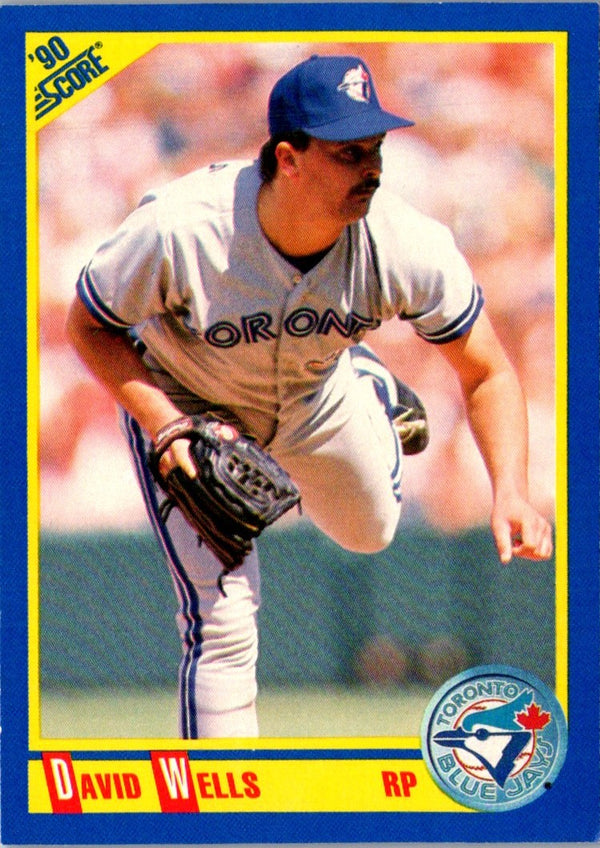 1990 Score David Wells #491B