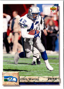 1992 Upper Deck Chris Warren
