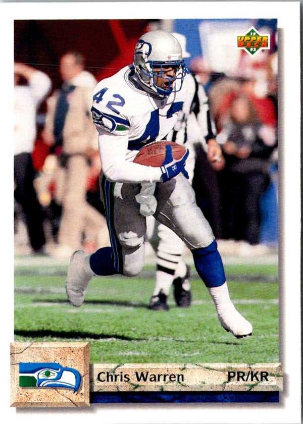 1992 Upper Deck Chris Warren #114