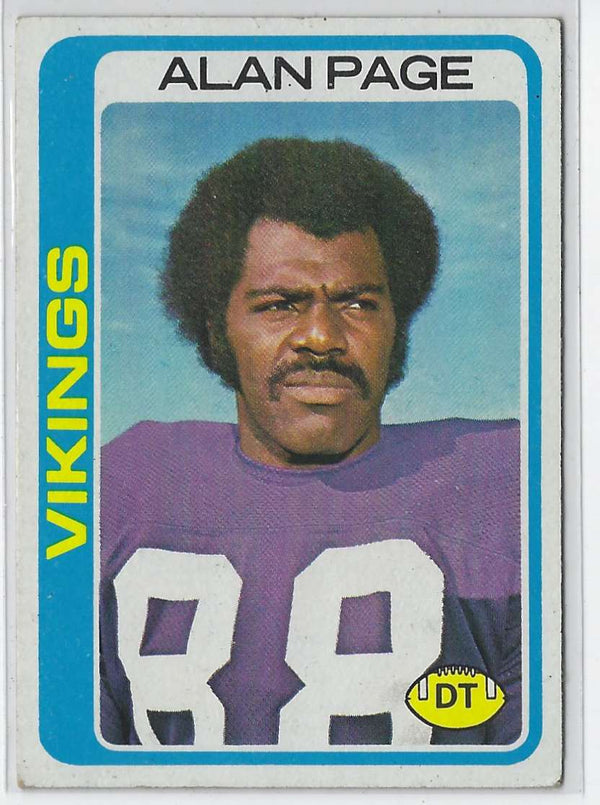 1978 Topps Alan Page #406 VG