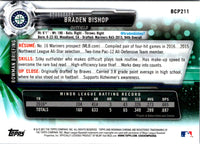 2017 Bowman Chrome Prospects Braden Bishop #BCP211