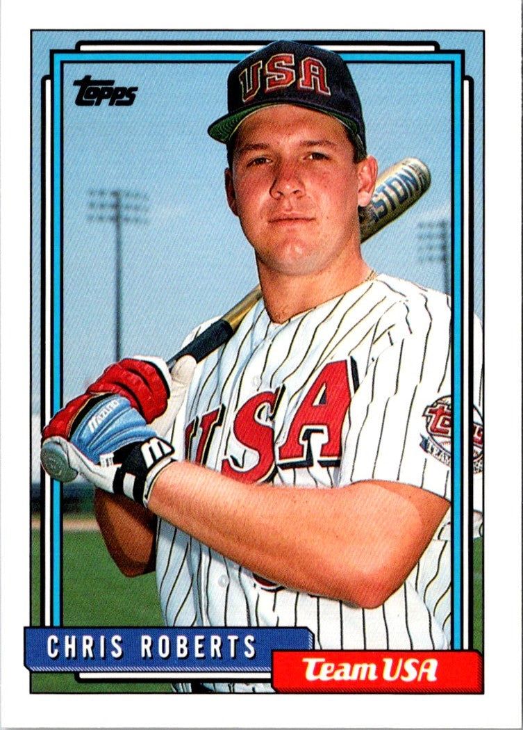 1992 Topps Traded Chris Roberts