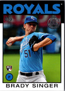 2021 Topps Chrome Platinum Anniversary Brady Singer