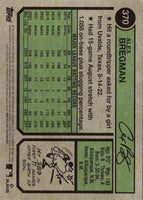 2023 Topps Heritage Chrome Blue Sparkle Refractor Alex Bregman #370