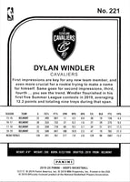 2019 Hoops Dylan Windler #221 Rookie