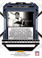 2023 Panini Prizm Blue Ice Dick Williams #279