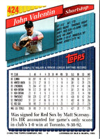 1993 Topps John Valentin #424