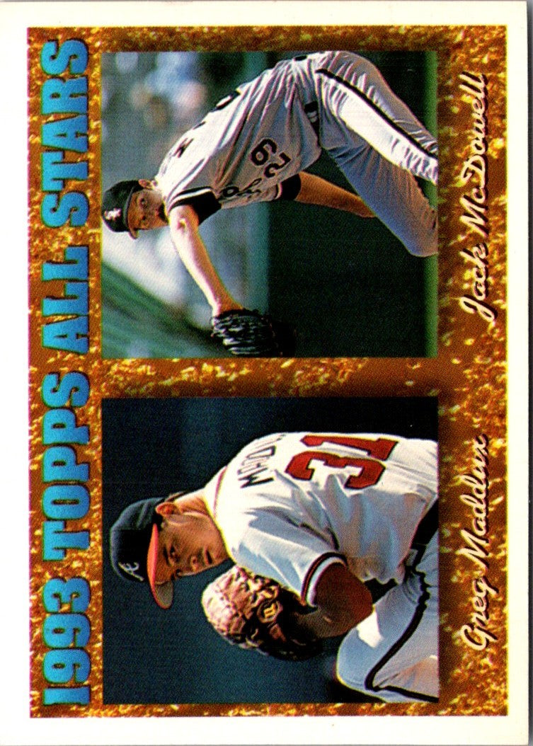 1994 Topps Greg Maddux/Jack McDowell