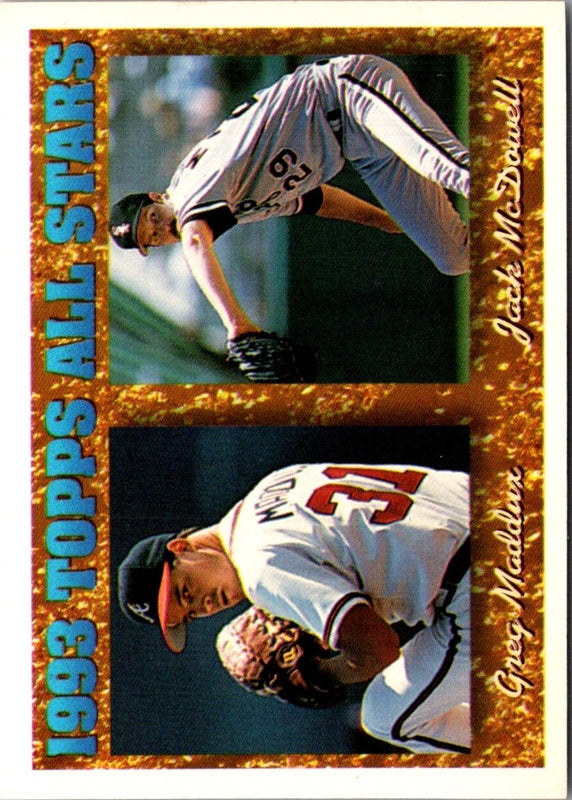 1994 Topps Greg Maddux/Jack McDowell #392