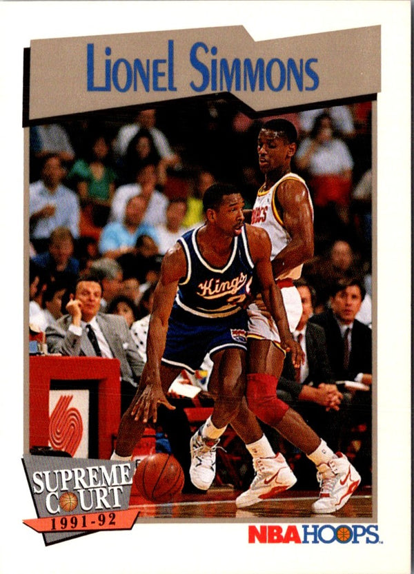 1991 Hoops Lionel Simmons #493