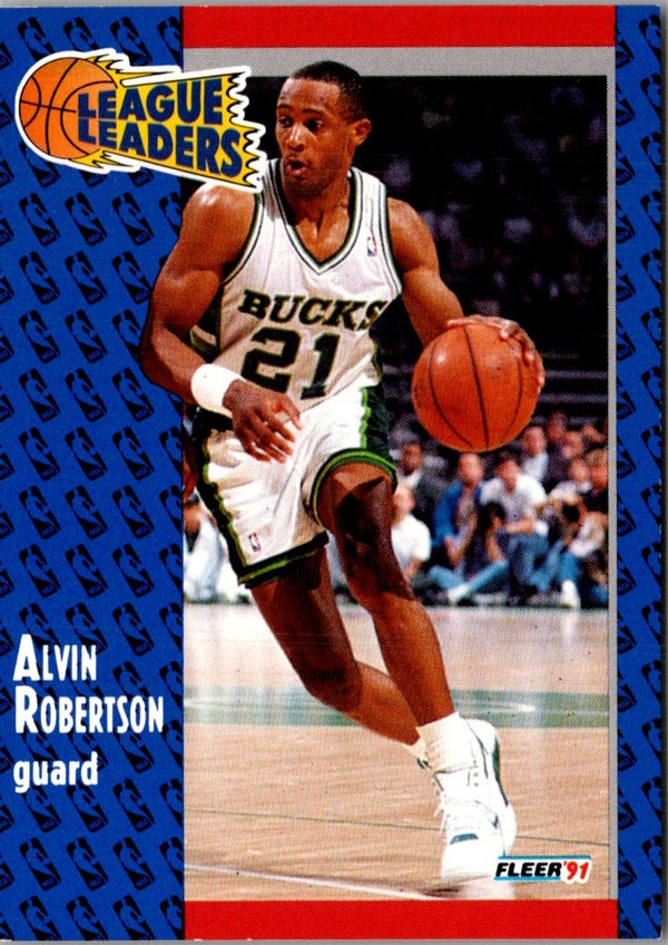 1991 Fleer Alvin Robertson #222