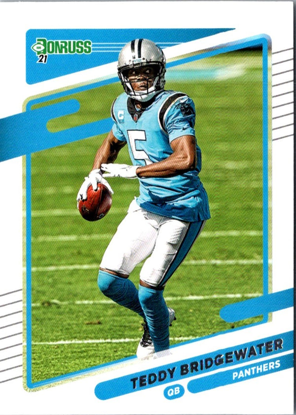 2021 Donruss Press Proof Blue Teddy Bridgewater #218