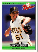1992 Donruss The Rookies Victor Cole #27 Rookie