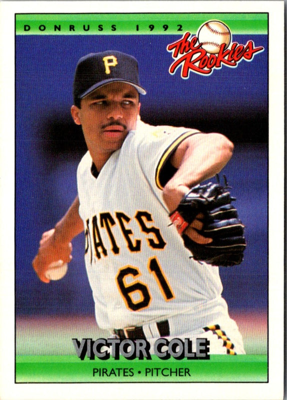 1992 Donruss The Rookies Victor Cole #27 Rookie