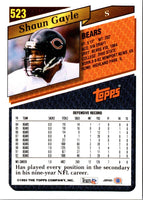 1993 Topps Shaun Gayle #523