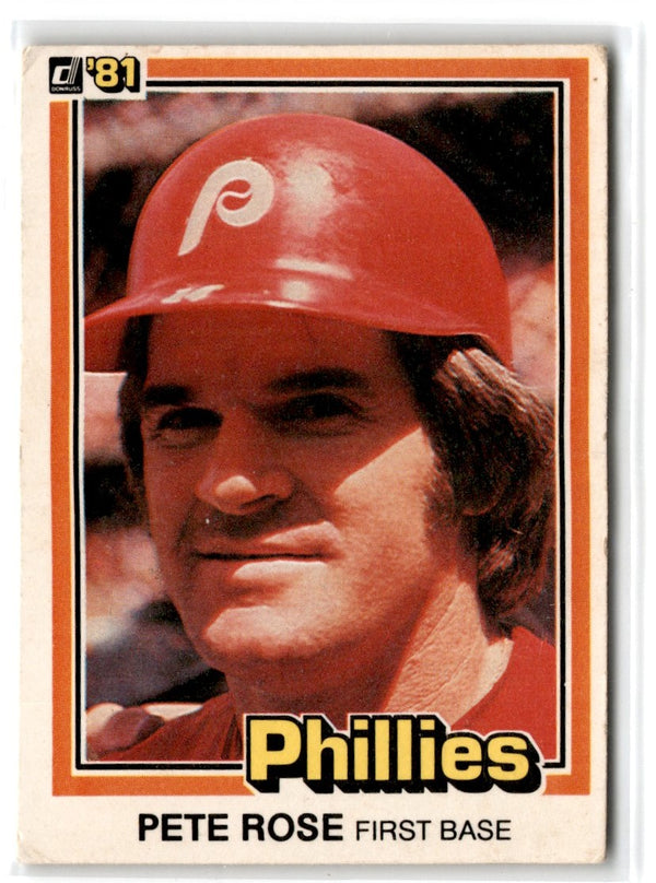 1981 Perma-Graphic Superstar Credit Cards Pete Rose #5