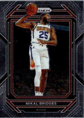 2022 Panini Prizm Blue Mikal Bridges #120