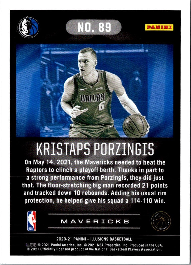 2020 Panini Illusions Kristaps Porzingis