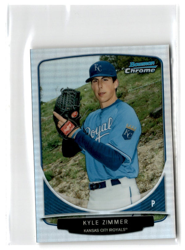 2012 Bowman Chrome Mini Kyle Zimmer #BCA-KZ