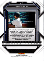 2023 Panini Prizm Jose Salas #72