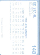 1989 Collegiate Collection North Carolina's Finest Ed Stahl