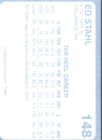 1989 Collegiate Collection North Carolina's Finest Ed Stahl #148