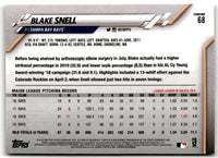 2020 Topps Chrome Blake Snell #68
