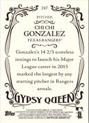 2016 Topps Gypsy Queen Chi Chi Gonzalez