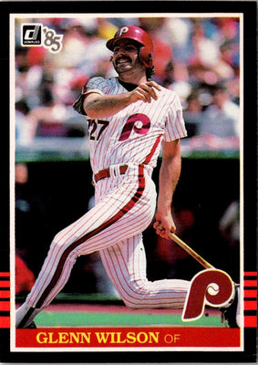 1985 Donruss Glenn Wilson #609