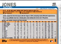 2019 Topps Detroit Tigers JaCoby Jones #DT-10