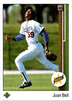 1989 Upper Deck Juan Bell #20 Rookie